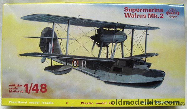 SMER 1/50 Supermarine Walrus Mk.2, 114 plastic model kit